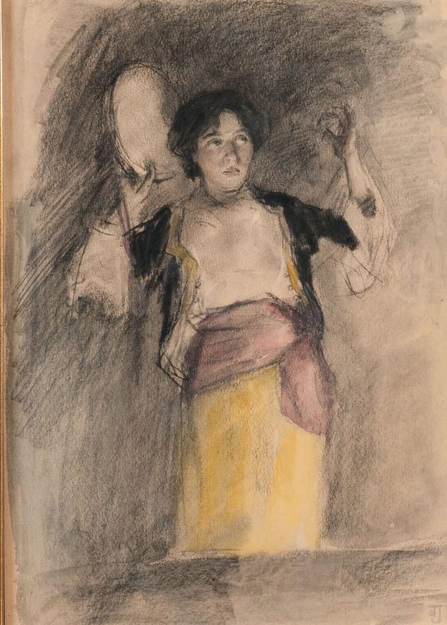 Johan Antonie De Jonge - La danseuse au tambourin