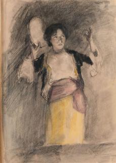 Johan Antonie De Jonge - La danseuse au tambourin