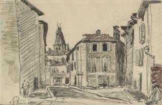 Johan Barthold Jongkind - A small street