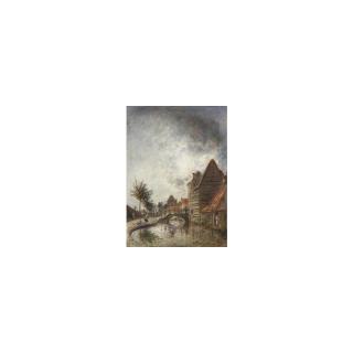 Johan Barthold Jongkind - Canal Aux Environs De Dordrecht