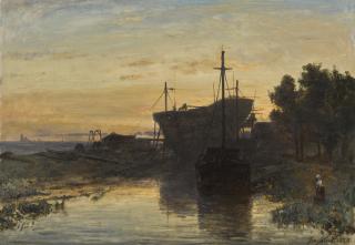 Johan Barthold Jongkind - Dutch Chantier Naval