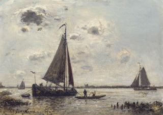 Johan Barthold Jongkind - Environs de Dordrecht