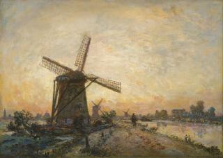 Johan Barthold Jongkind - Halage En Hollande