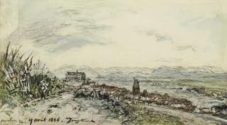 Johan Barthold Jongkind - La Côte-Saint-André