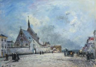 Johan Barthold Jongkind - La Place De L\'Église
