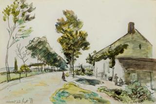 Johan-Barthold Jongkind - La route aux environs de Nevers