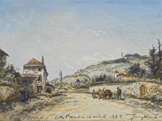 Johan Barthold Jongkind - La Villa Beau-Séjour À La Côte-Saint-André