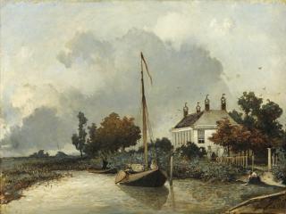 Johan-Barthold Jongkind - Le Pavillon Près Du Parc Frédéric, Environs De Haarlem, Hollande