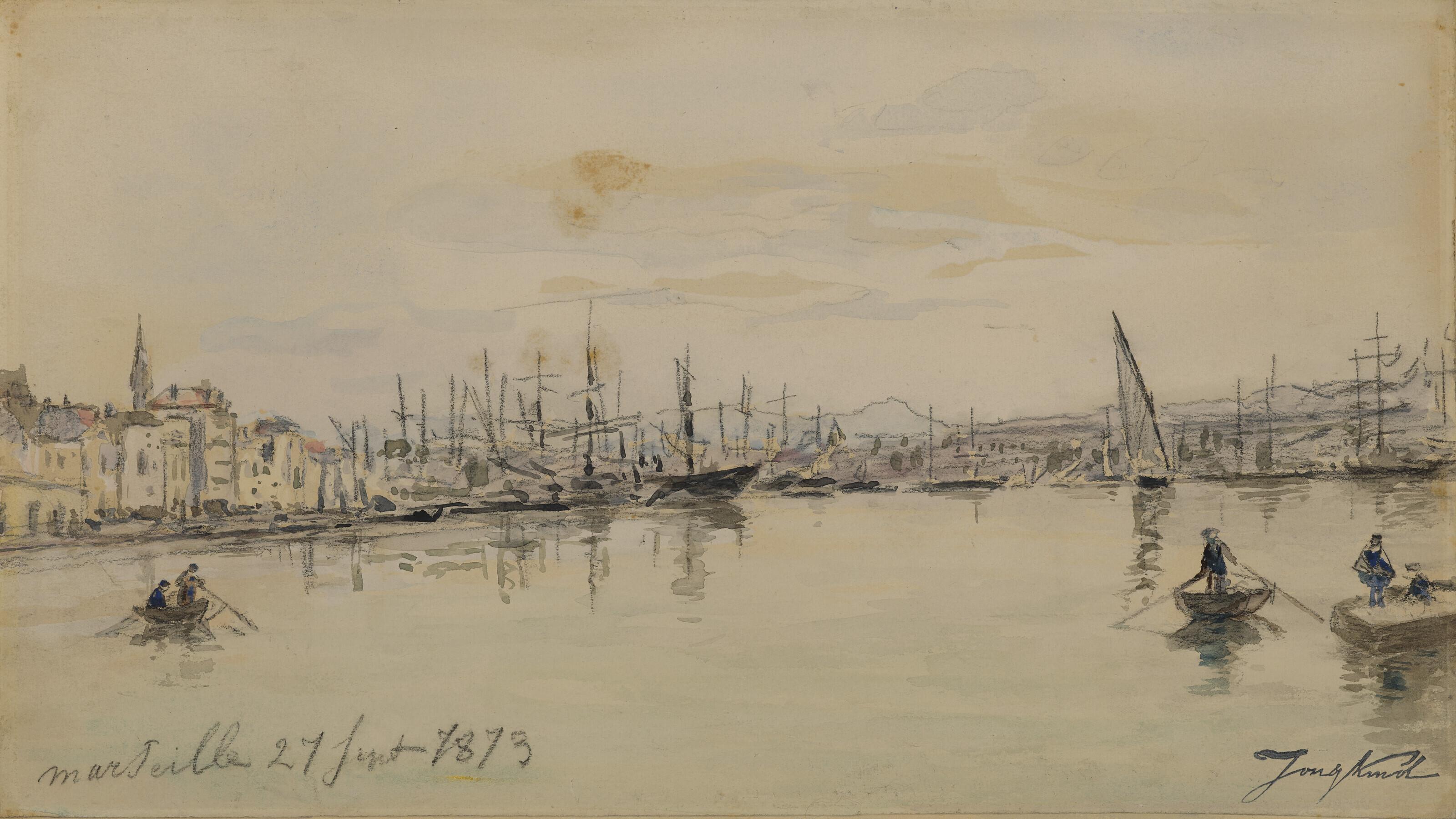 Johan Barthold Jongkind - Le Port de Marseille