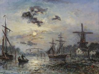Johan Barthold Jongkind - Le port de Rotterdam