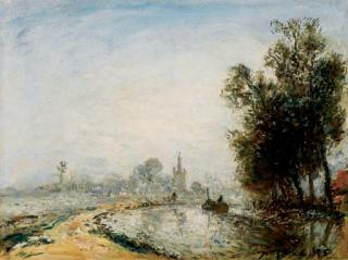 Johan-Barthold Jongkind - Le village d\'Overschie