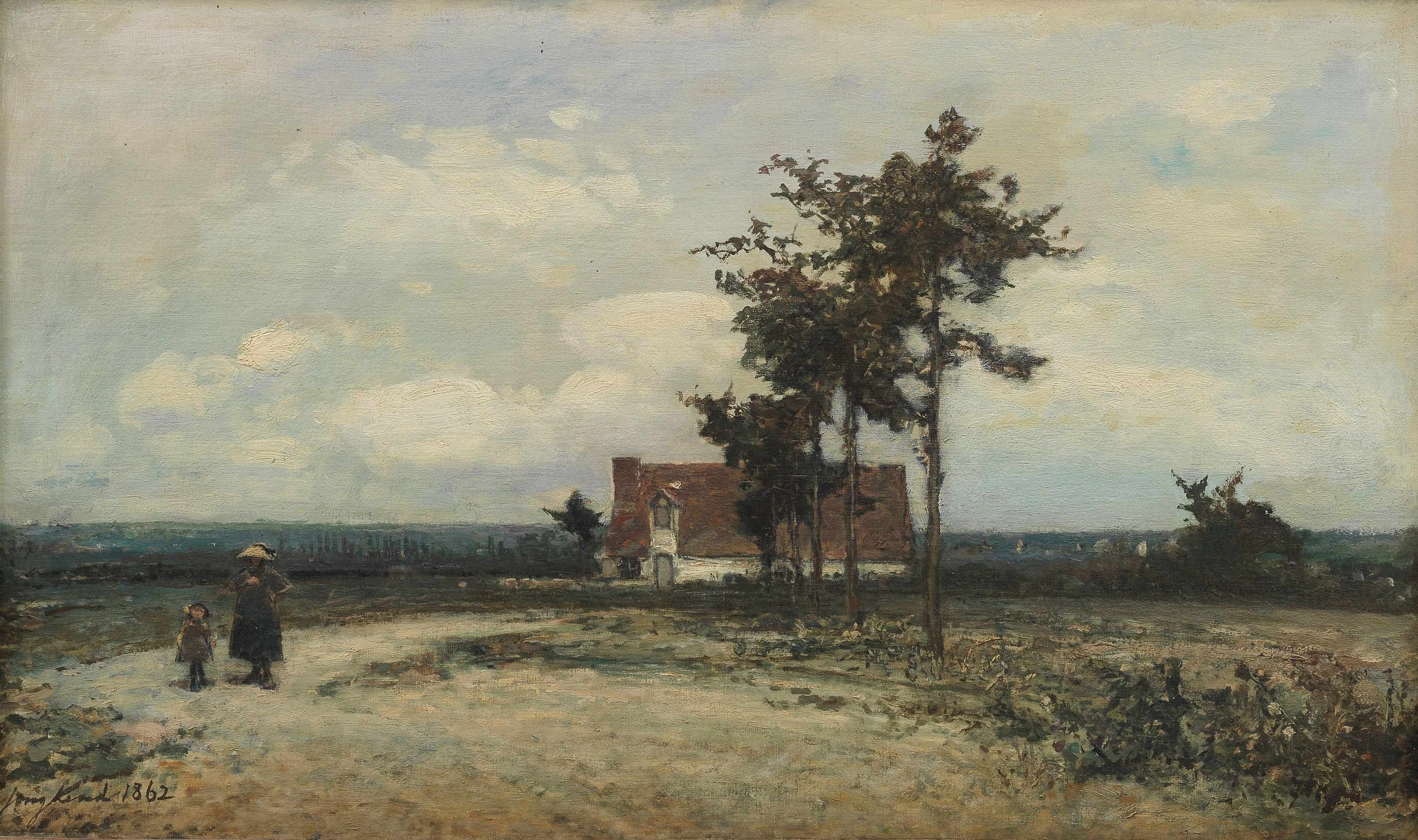Johan Barthold Jongkind - Paysage Nivernais