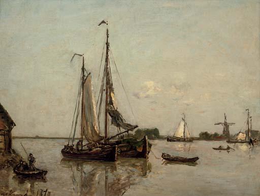 Johan Barthold Jongkind - Sailing on a sunny day