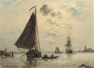 Johan Barthold Jongkind - Sortie de port en Hollande