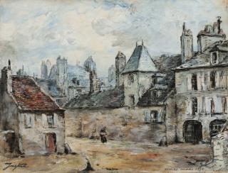 Johan-Barthold Jongkind - View Of Nevers