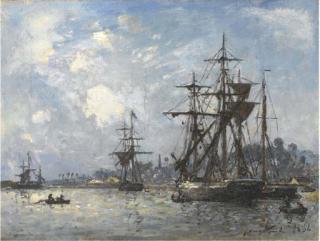 Johan-Barthold Jongkind - Voiliers À Honfleur