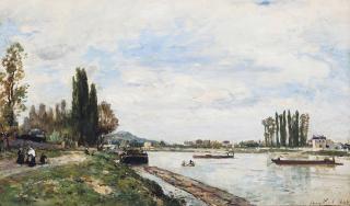 Johan Barthold Jongkind - Vue de Meudon du Pont de Sèvres