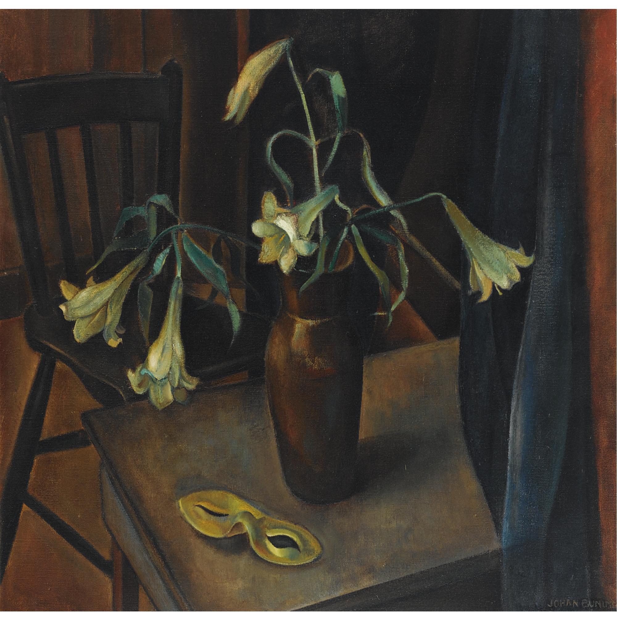 Johan Buning - Still Life With Lilies