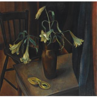 Johan Buning - Still Life With Lilies