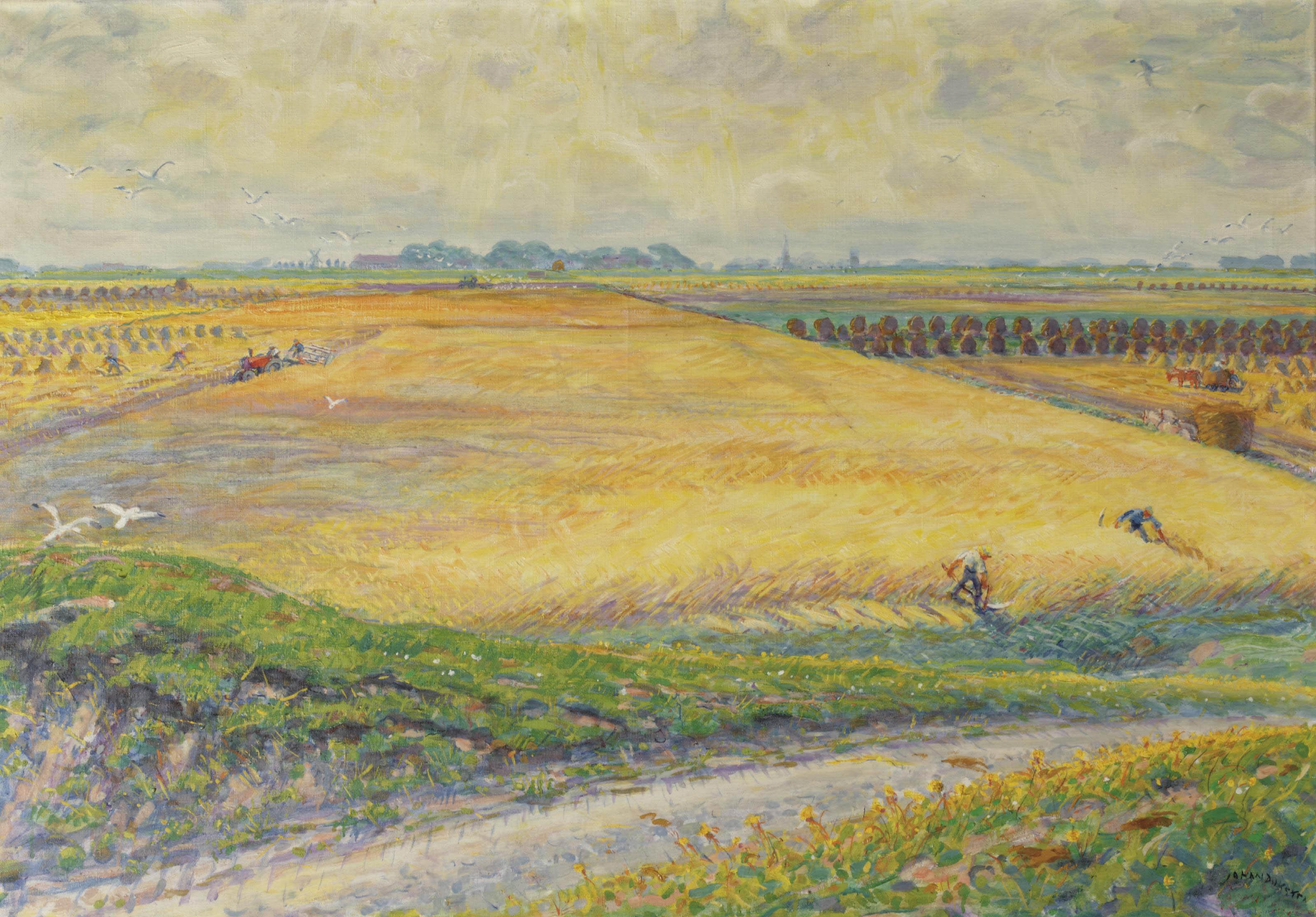 Johan Dijkstra - Harvesting, Groningen
