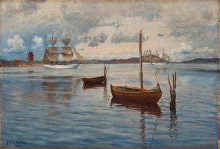 Johan Ericson - View from Marstrand towards Kvarnholmen