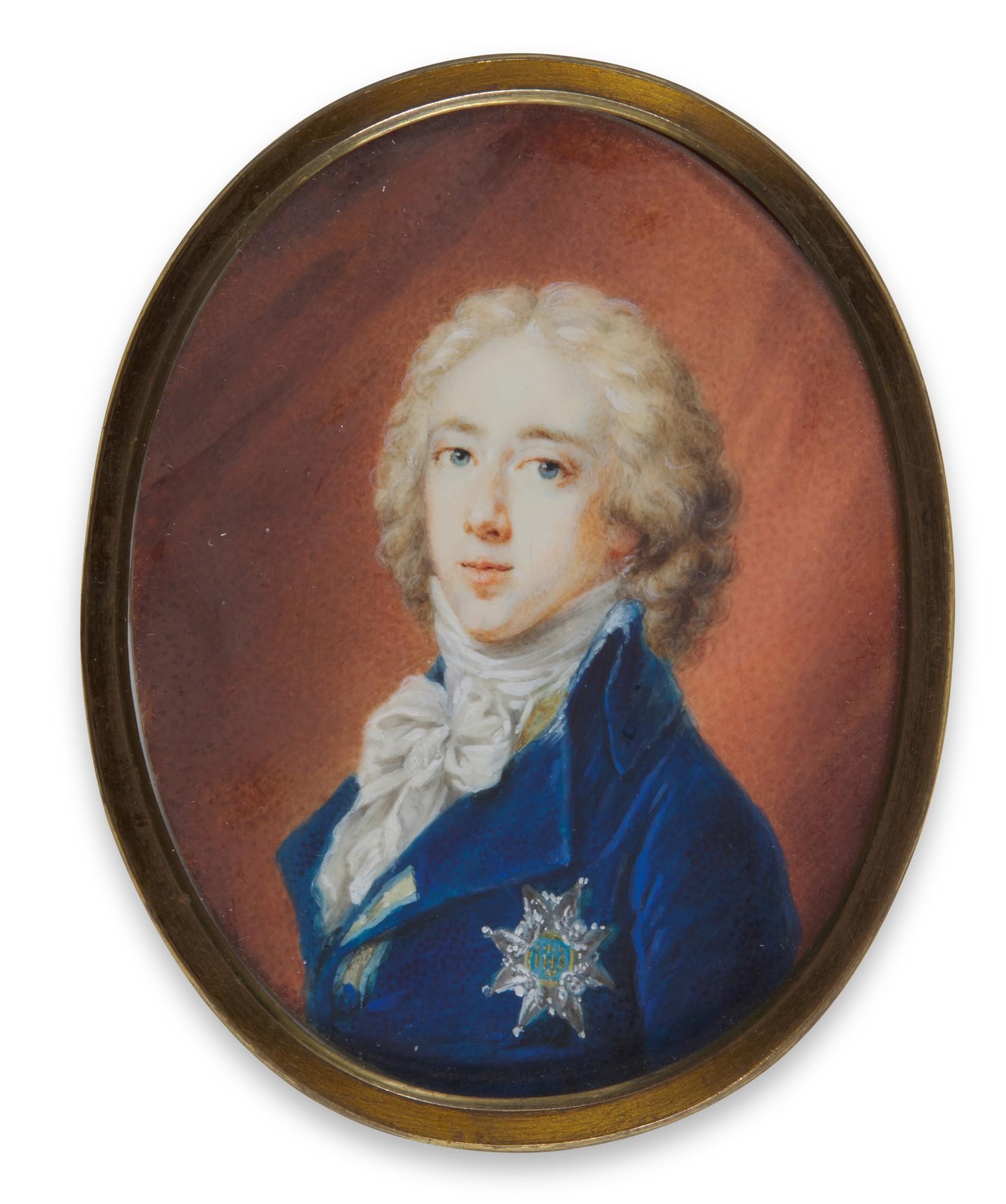 Johan Erik Bolinder - Portrait of King Gustav IV of Sweden (1778-1837), circa 1796