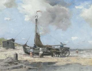 Johan Frederik Cornelis Scherrewitz - Gathering the nets