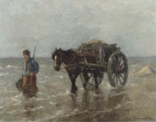 Johan Frederik Cornelis Scherrewitz - The Shell Gatherer