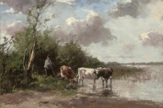 Johan Frederik Cornelius Scherrewitz - The watering place