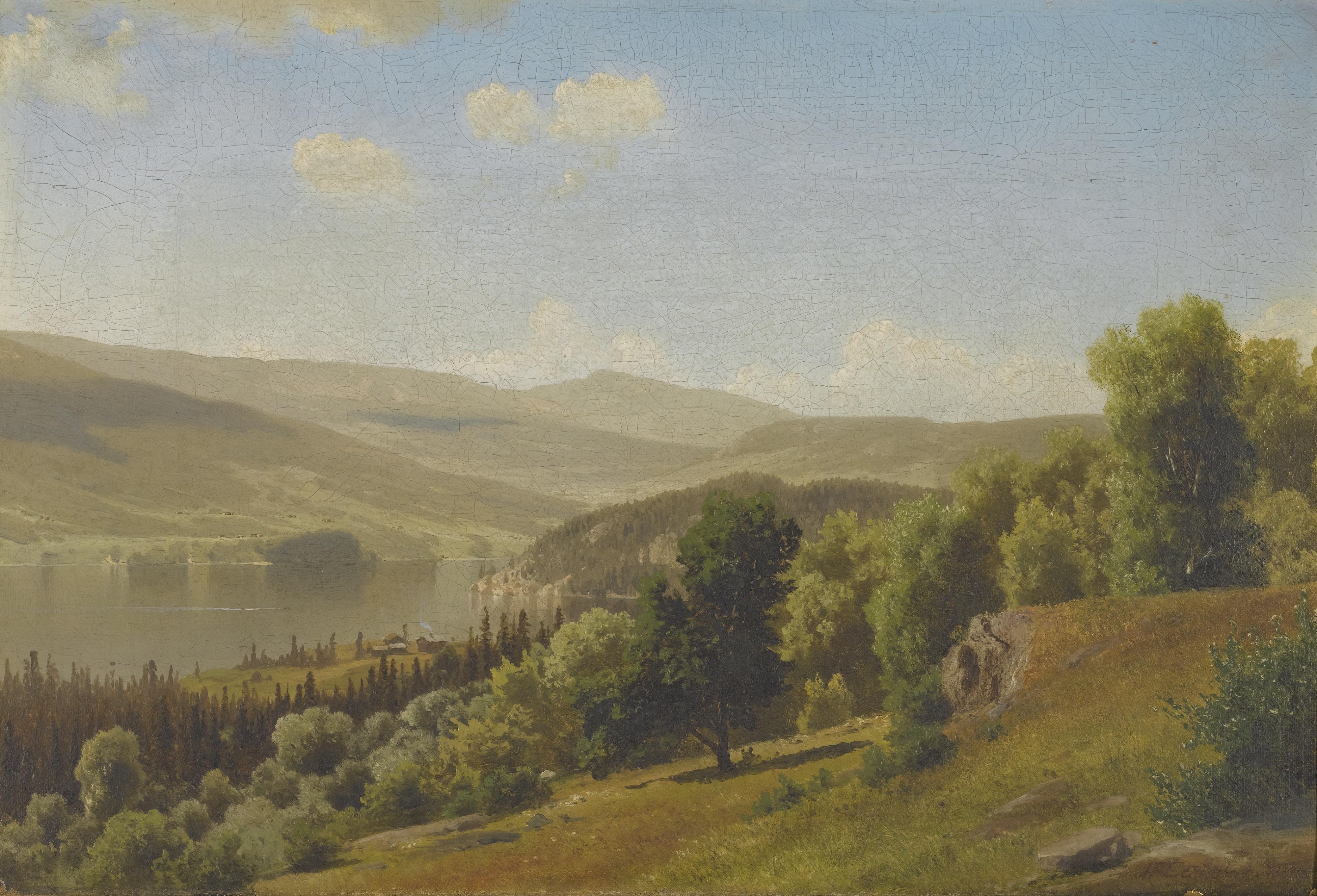 Johan Fredrik Eckersberg - Norwegian landscape In Norway