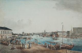 Johan Fredrik Martin - ”Stockholm åt Saltsjön\