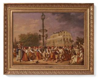 Johan Gustaf Sandberg - ”Midsommardans på Säfstaholm 1825”