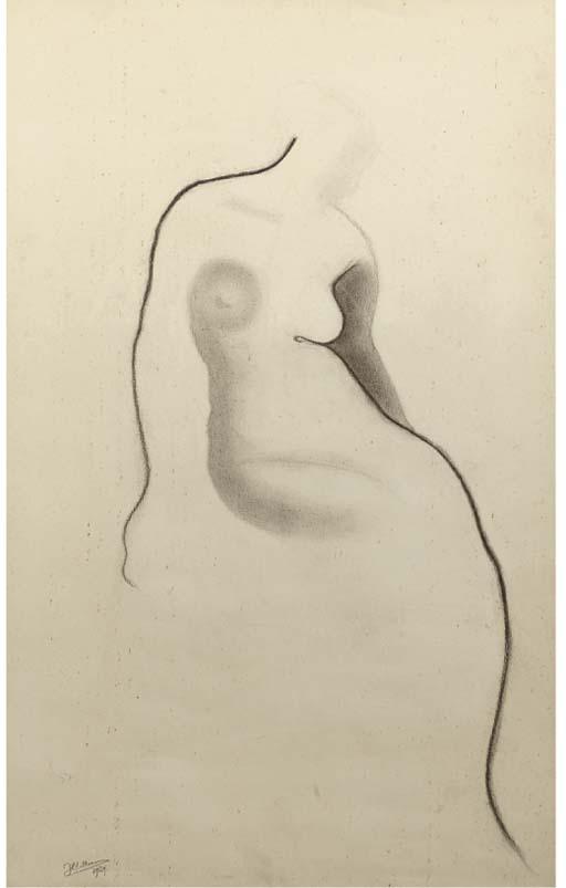 Johan Hendrik Moesman - Seated nude