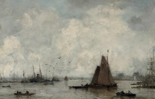 Johan Hendrik van Mastenbroek - Activity in the harbour