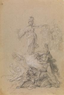 Johan Joseph Zoffany, R.A. - An Allegory Of Moral Fortitude