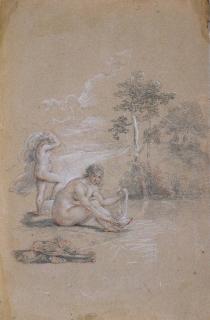 Johan Joseph Zoffany, R.A. - Diana Bathing