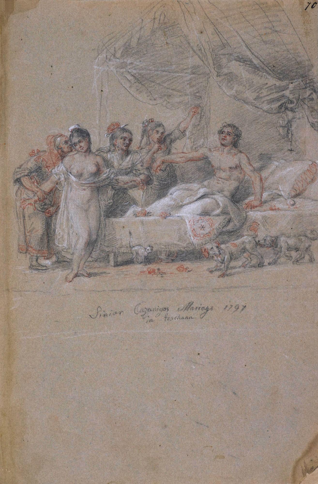 Johan Joseph Zoffany, R.A. - Sinior Cazanigos Marriage In Toschana