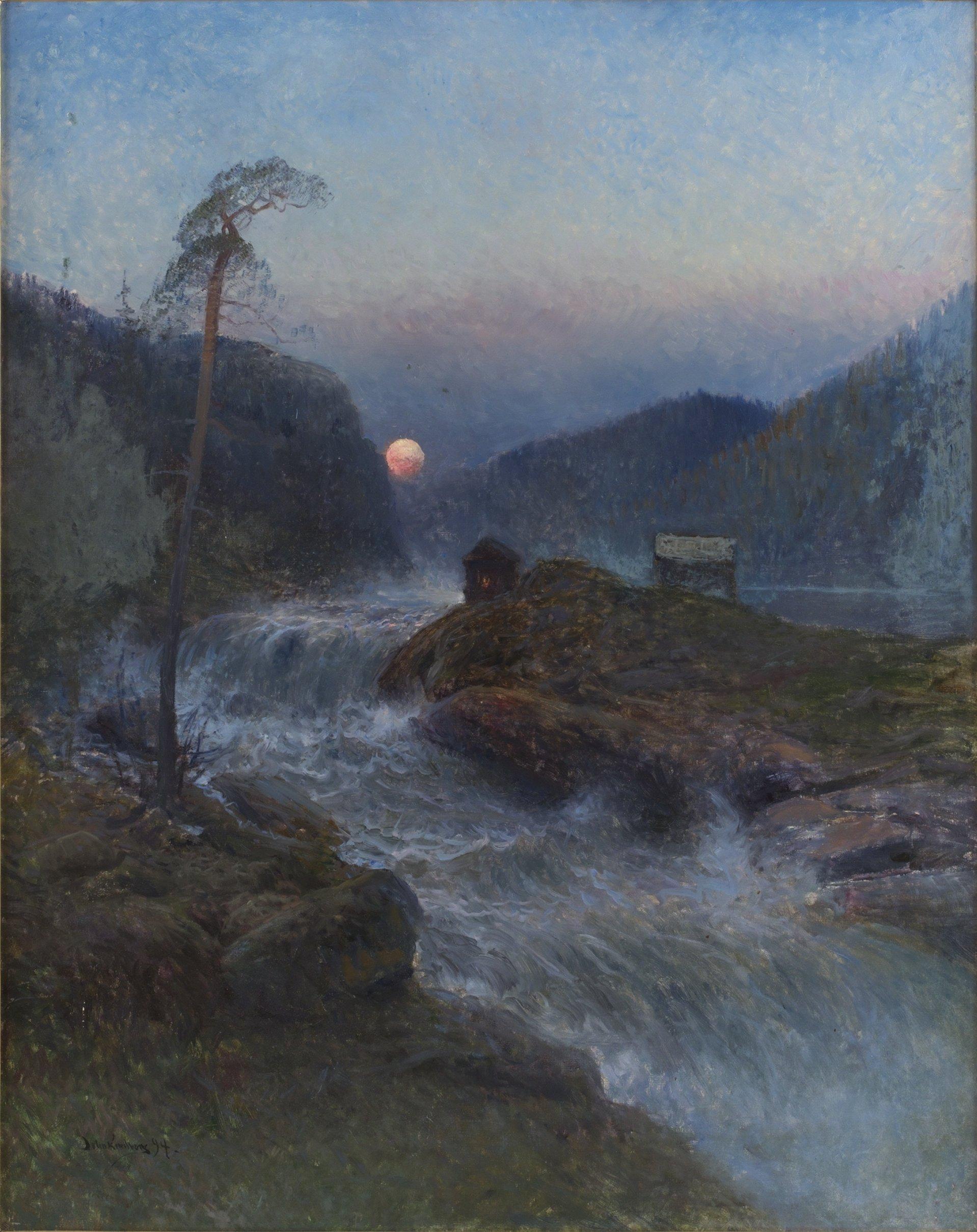 Johan Kindborg - Landskap i månsken