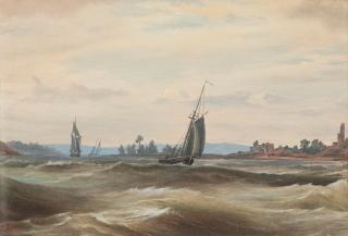 Johan Knutson - A Windy Day.