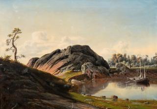 Johan Knutson - Landscape From Porvoo.