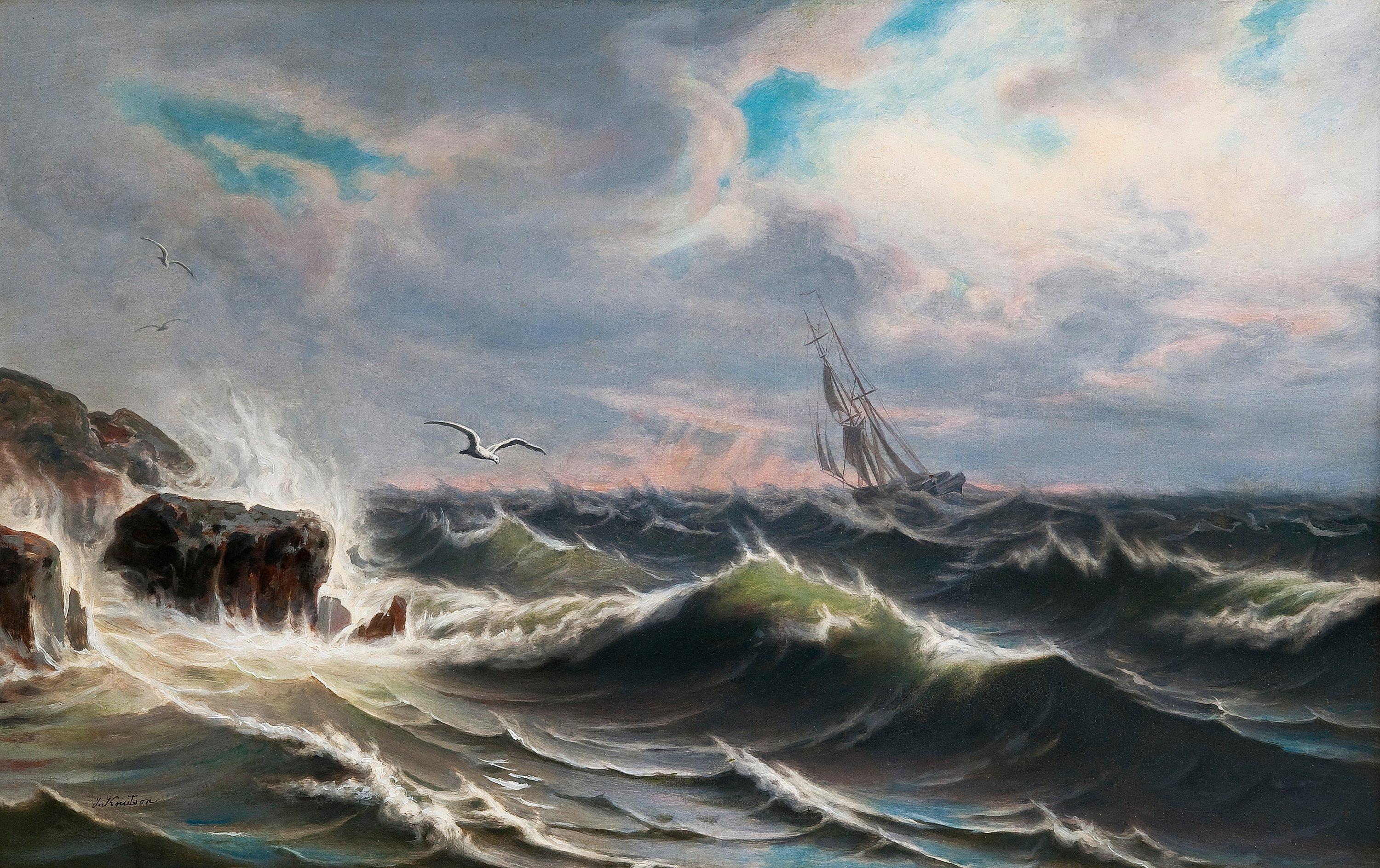 Johan Knutson - Stormy Seas.