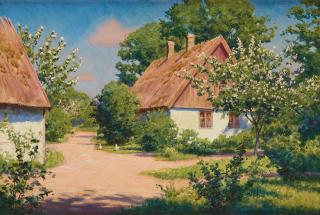Johan Krouthén - Flowering apple trees