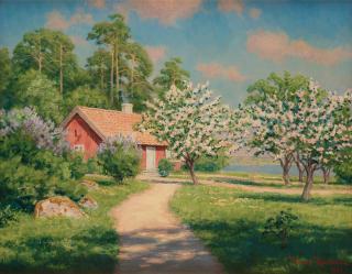 Johan Krouthén - Fruit trees in bloom