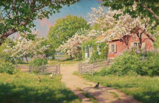 Johan Krouthén - Summer landscape