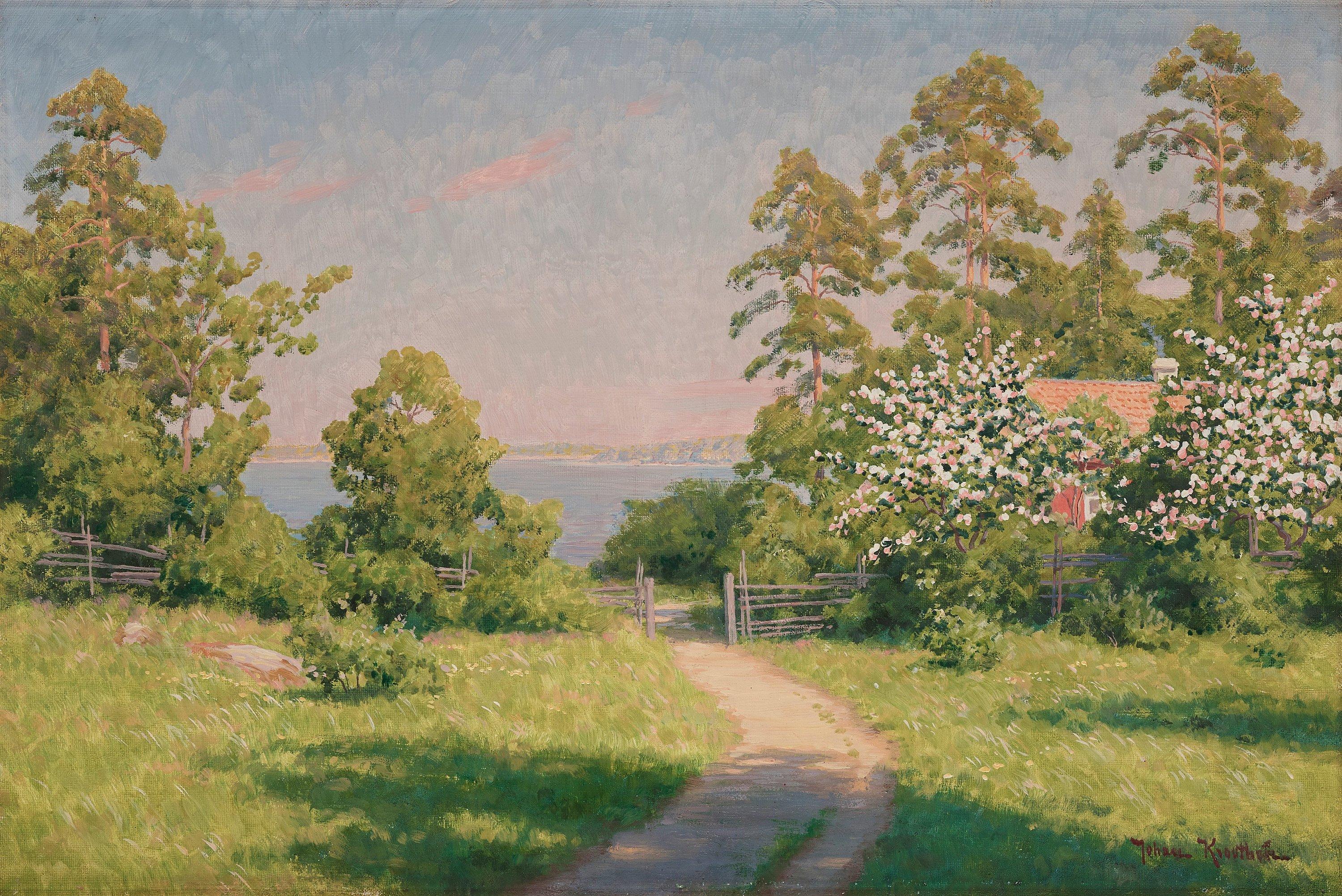 Johan Krouthén - Summer landscape