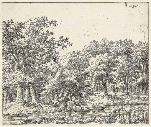 Johan Lagoor - Six Landscape Etchings (Holl. 1-6)