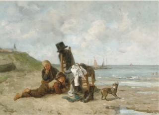 Johan Mari Henri ten Kate - Guarding a gentleman\'s belongings