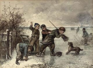 Johan Mari Henri Ten Kate - The snowball fight