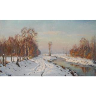 Johan Meijer - Dutch Winter Landscape