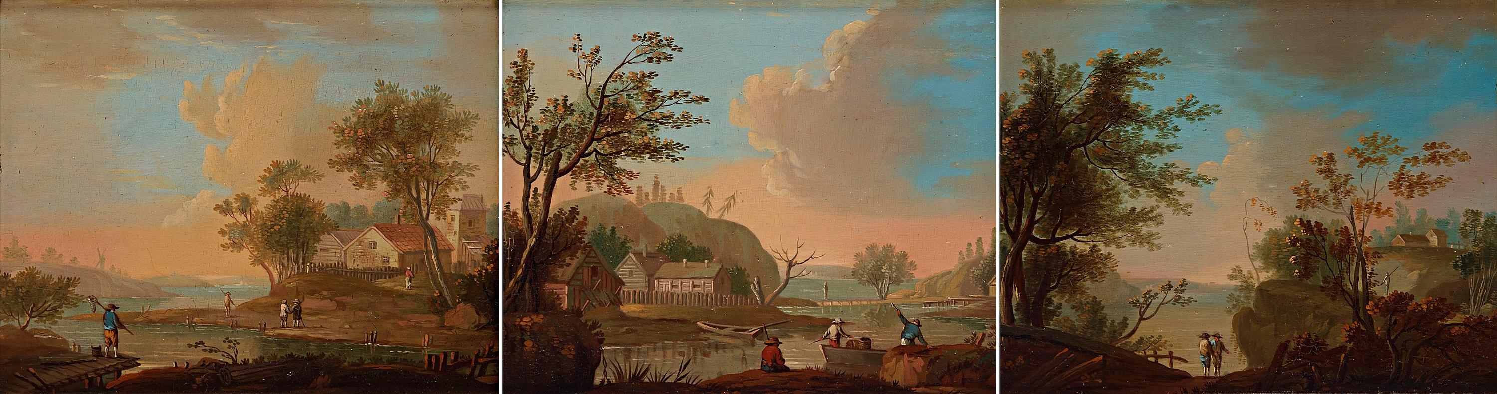 Johan Philip Korn - Pastoral landscapes, 3.